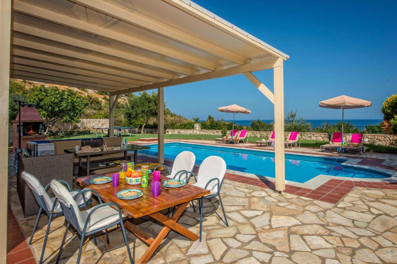 Villa Skala Seaview By Villa Plus Spathion Екстер'єр фото