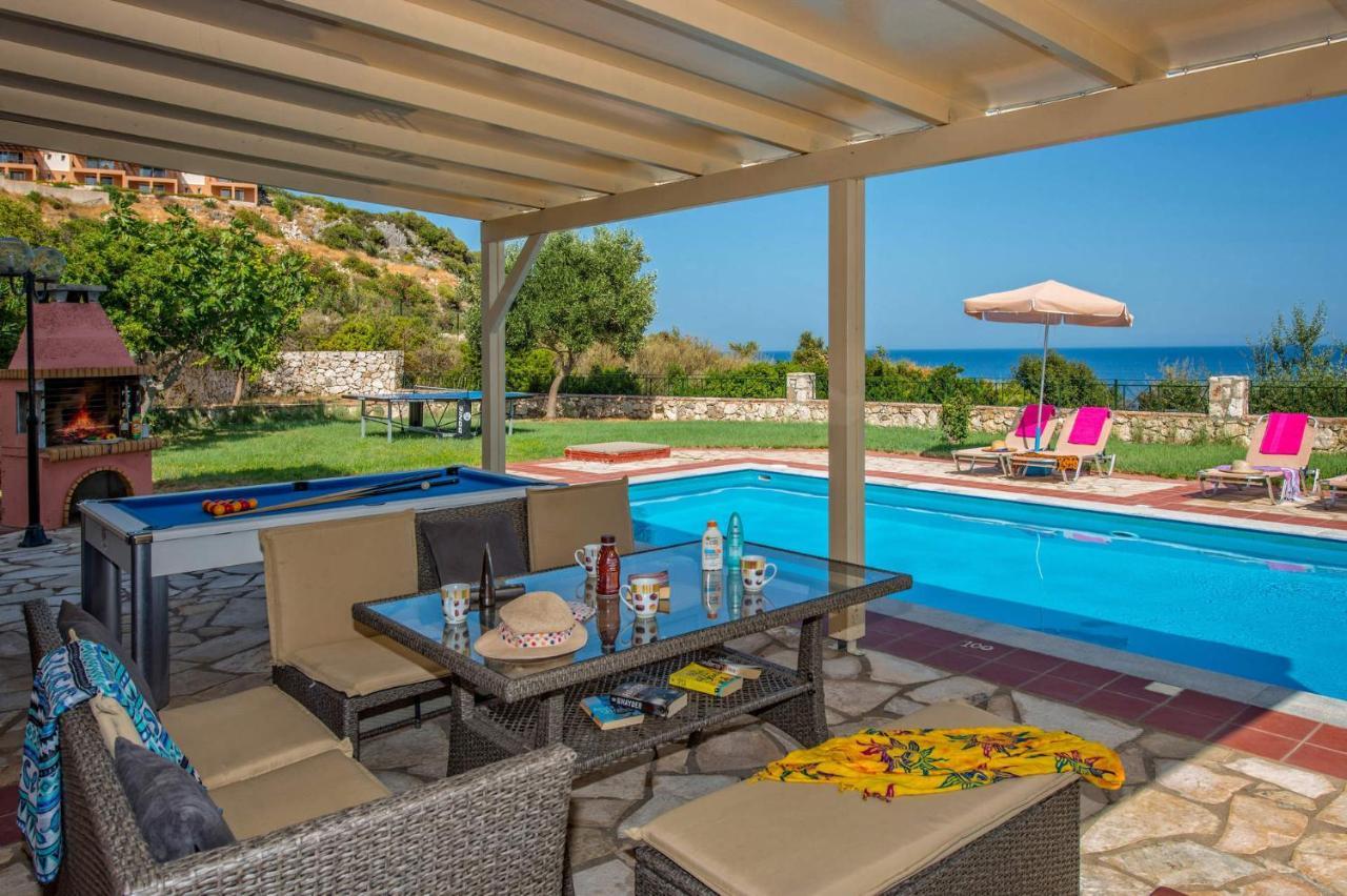 Villa Skala Seaview By Villa Plus Spathion Екстер'єр фото